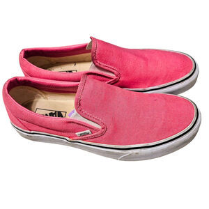 VANS Classic Slip-Ons Pink Lemonade Low-top Canvas Size 8.5 Women Size 7 Men